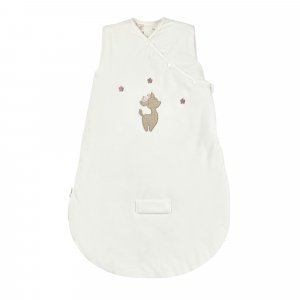 Gigoteuse hiver naissance fanfan velours blanc Nattou