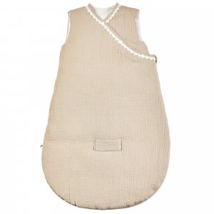 Gigoteuse hiver naissance fanfan gaze de coton sable Nattou