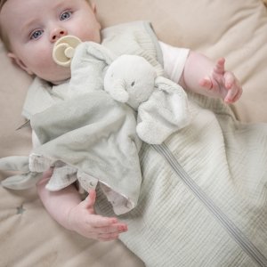 Gigoteuse été 70cm gaze de coton vert tilleul Nattou