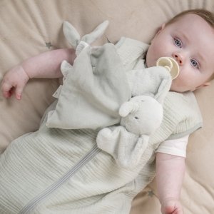 Gigoteuse été 70cm gaze de coton vert tilleul Nattou