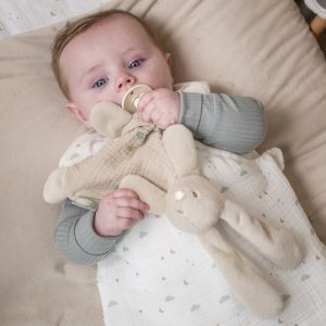 Mini doudou loulou lapin sable Nattou