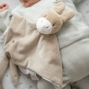 Doudou loulou âne velours caramel Nattou