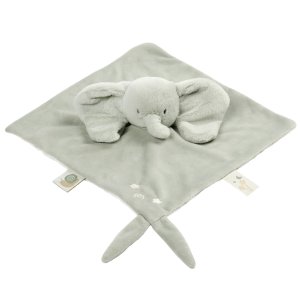 Doudou loulou elephant velours vert tilleul Nattou