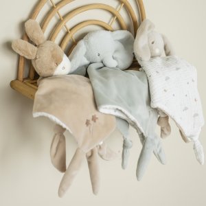Maxi doudou loulou elephant vert tilleul Nattou