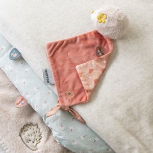Mini doudou plat zoë le hérisson Nattou