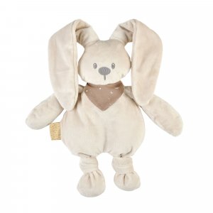 Peluche lapidou avec bandana phosphorescente glow sable 36 cm Nattou