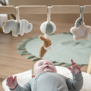 Arches en bois avec jouets a suspendre 60x49cm Nattou