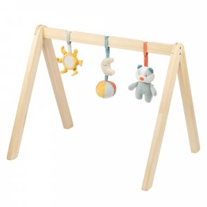 Arches en bois avec jouets à suspendre félix & léo Nattou