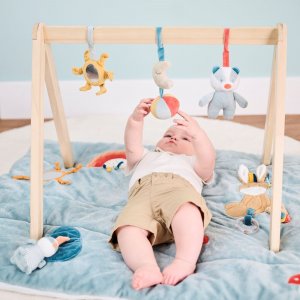 Arches en bois avec jouets à suspendre félix & léo Nattou