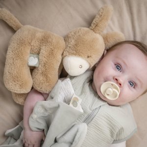 Peluche âne loulou caramel Nattou