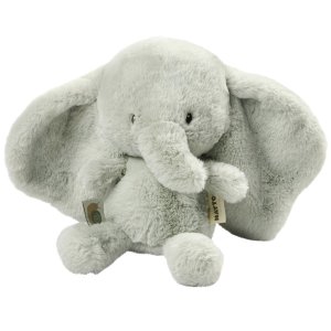 Peluche éléphant loulou vert tilleul Nattou