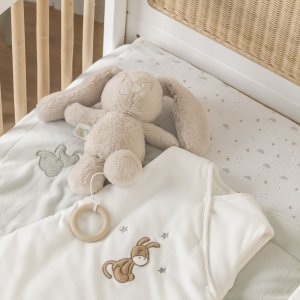 Peluche musicale lapin loulou sable Nattou