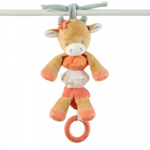 Peluche vibrato mila la vache Nattou