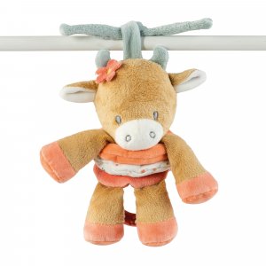 Peluche vibrato mila la vache Nattou