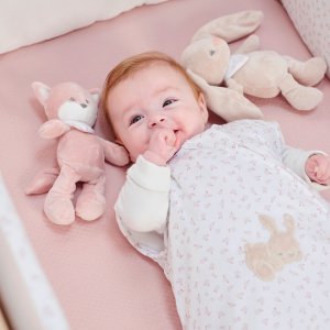 Peluche mini pomme le lapin Nattou