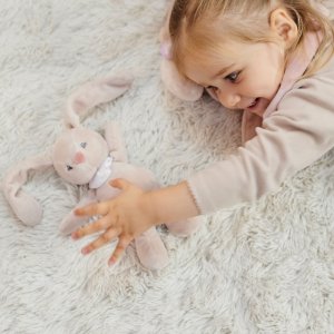 Peluche mini pomme le lapin Nattou