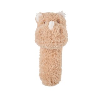 Hochet rhino bouclette caramel Nattou