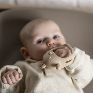 Moufle de dentition en silicone argile Nattou