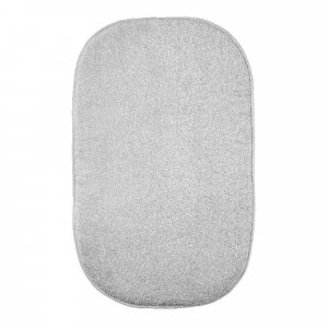 Matelas à langer en mousse softy gris + coussin en éponge pour matelas à langer gris Nattou