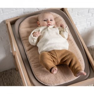 Coussin en éponge pour matelas à langer- beige Nattou