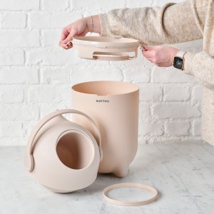 Poubelle à couches dropy beige Nattou