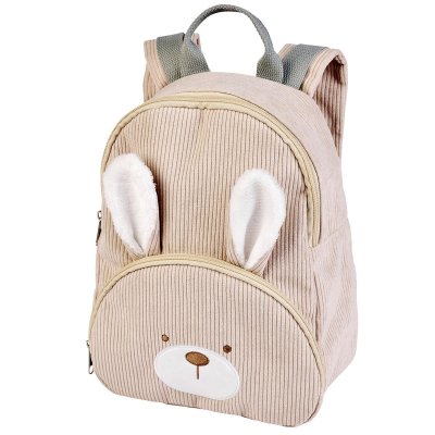 Sac à dos velours lapin sable