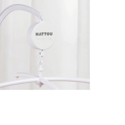 Boîtier musical pour mobile blanc mat