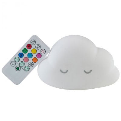Veilleuse silicone grand nuage à télécommande