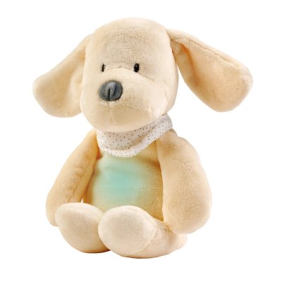 Veilleuse sleepy peluche chien vanille
