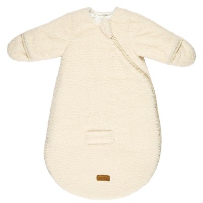 Gigoteuse hiver 0-6 mois manches teddy bouclette écru