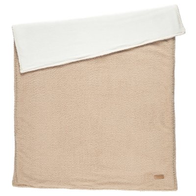 Couverture supersoft 75x100cm teddy bouclette beige