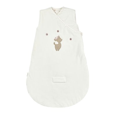 Gigoteuse hiver naissance fanfan velours blanc