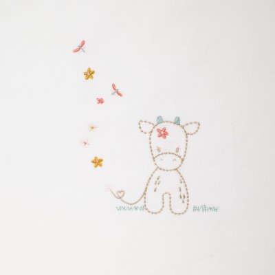 Couverture bébé 100 x 135 cm mila la vache