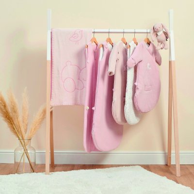 Gigoteuse jacquard 90cm rose tog 2,5 alice et pomme