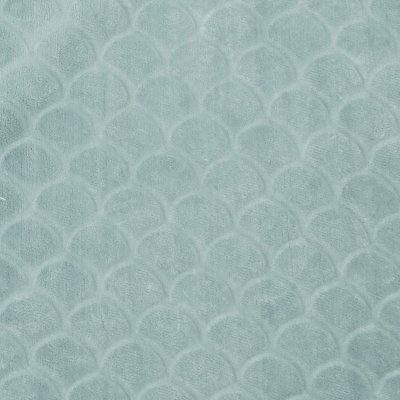 Couverture supersoft wavy 75x100cm vert de gris