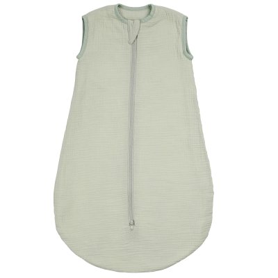 Gigoteuse été 70cm gaze de coton vert tilleul