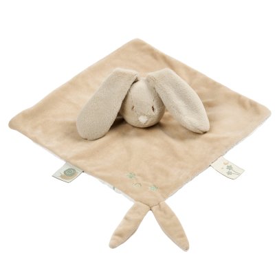 Doudou loulou lapin velours sable