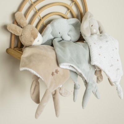 Maxi doudou loulou elephant vert tilleul