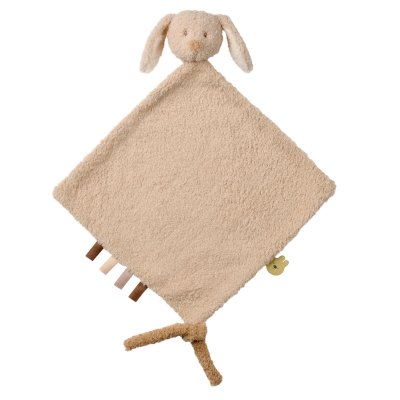 Maxi doudou lapin bouclette beige