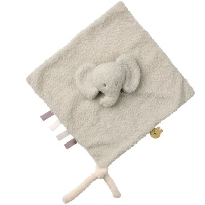 Doudou eléphant bouclette gris bouclette