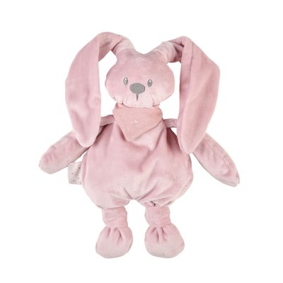 Peluche lapidou avec bandana phosphorescent glow vieux rose 36 cm