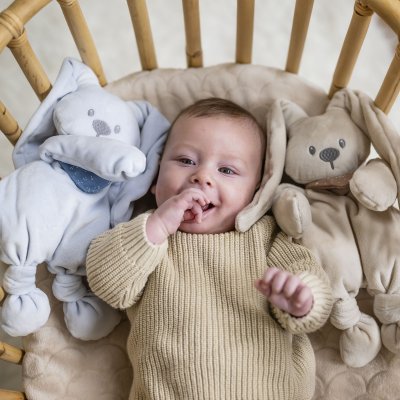 Peluche lapidou avec bandana phosphorescente glow sable 36 cm