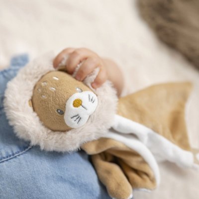 Doudou plat ernest le lion