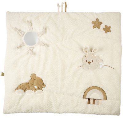 Tapis d'eveil avec arches teddy bouclette