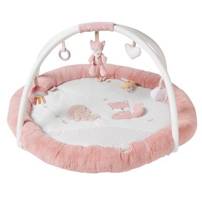 NATTOU Tapis d'éveil pouf avec arches alice et pomme