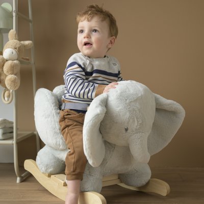 Bascule elephant vert tilleul
