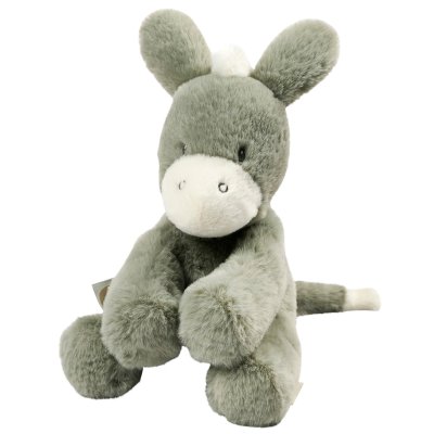 Peluche âne loulou vert foncé