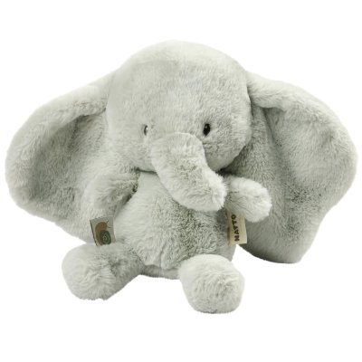 Peluche éléphant loulou vert tilleul