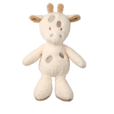 Peluche girafe bouclette 30cm écru teddy bouclette