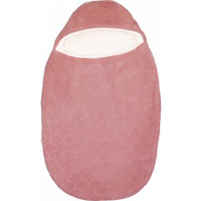 Nid d'ange cocoon wavy vieux rose